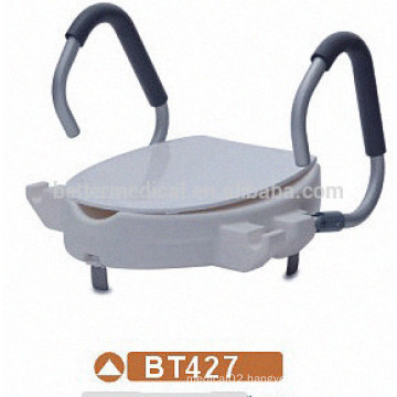 Raised Toilet Seat with armrest